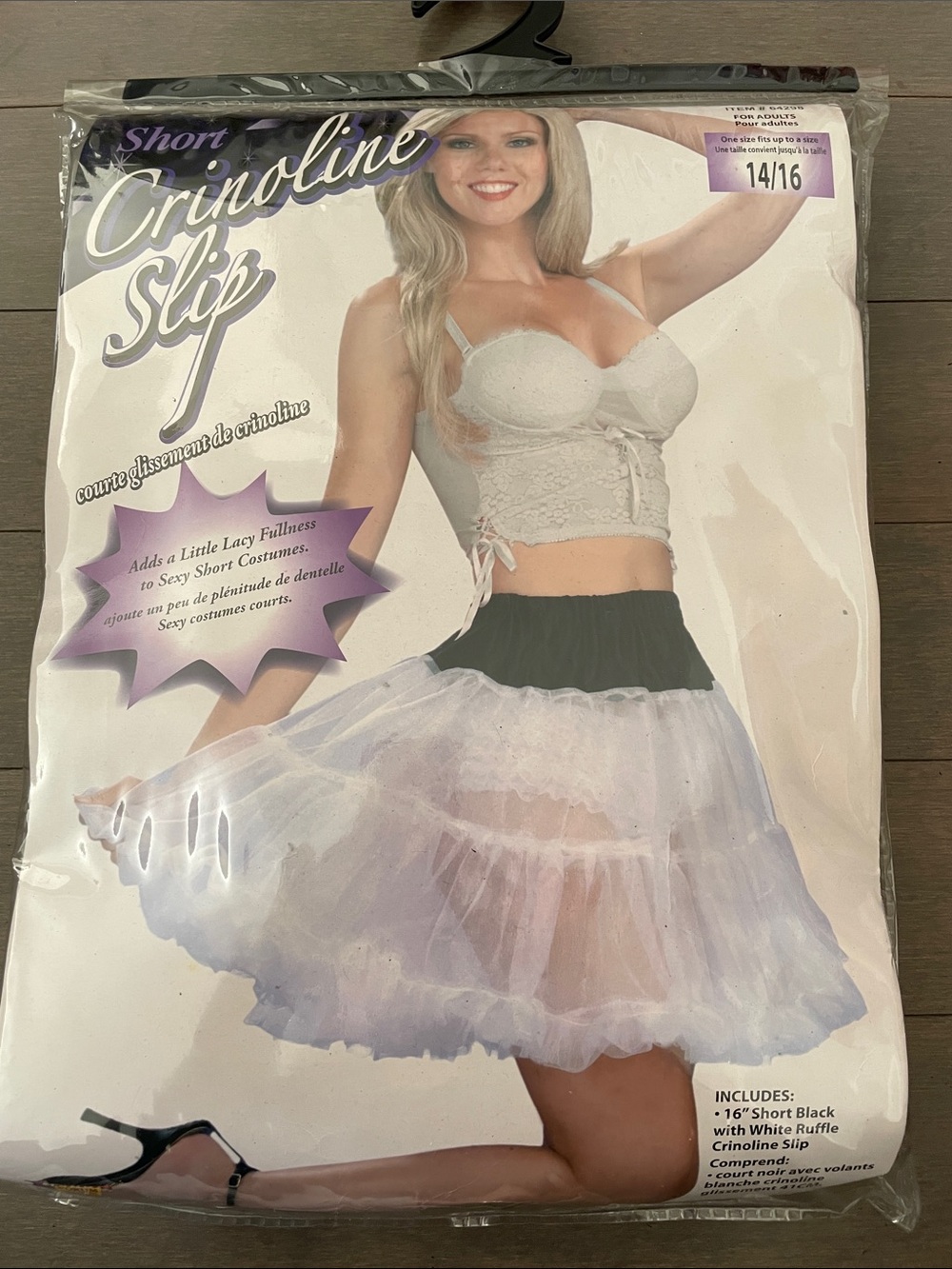 Crinoline Slip Short Petticoat - White